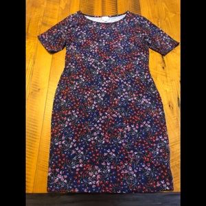 Women’s Lula Roe floral julia dress